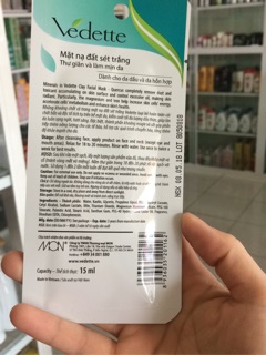 Combo 120 nạ đất sét VEDETTE