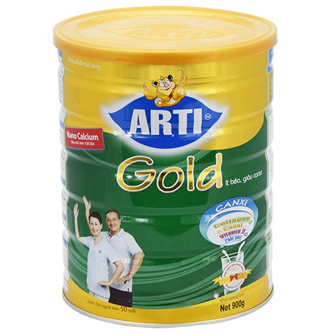 (Chương trình trợ giá) Sữa Arti Gold Canxi 50 900G - chính hãng