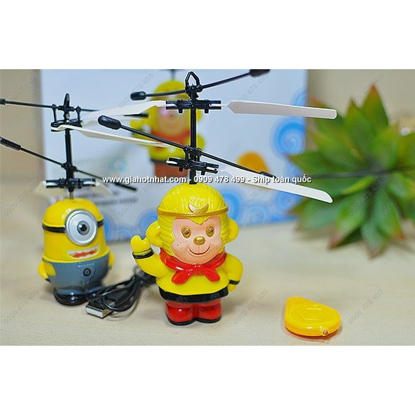 MÁY BAY CẢM Ứng MINION-DOREMON-TỀ THIÊN- CÓ REMOTE