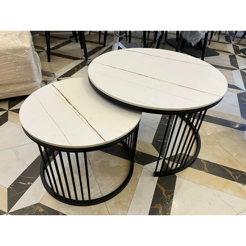 Bàn trà mặt đá ceramic nhập khẩu