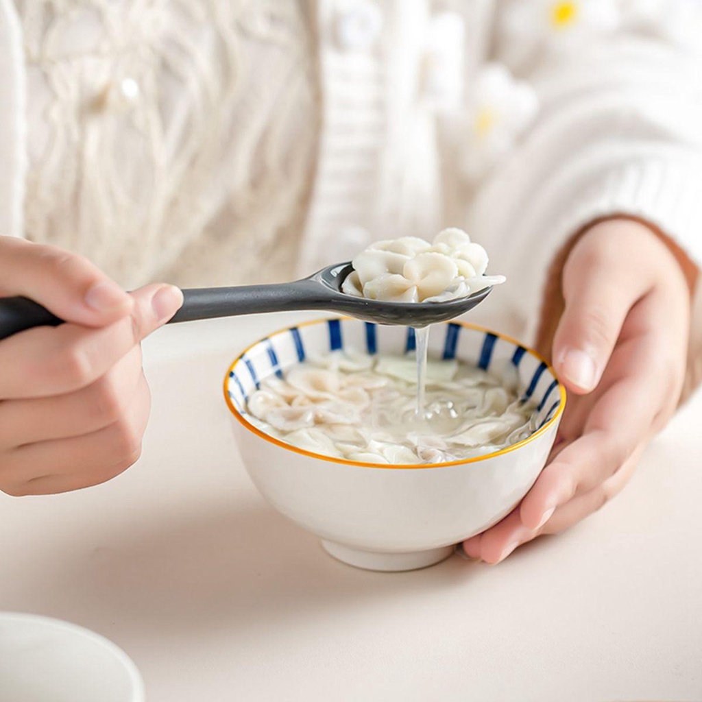 Muỗng Silicone Cách Nhiệt Chống Dính Tiện Dụng Cho Nhà Bếp