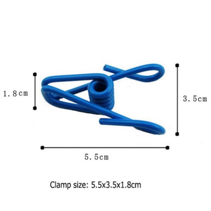 GG Dây phơi đồ thông minh 5m kèm 12 kẹp - Dây phơi quần áo có kẹp - Dumi Shop