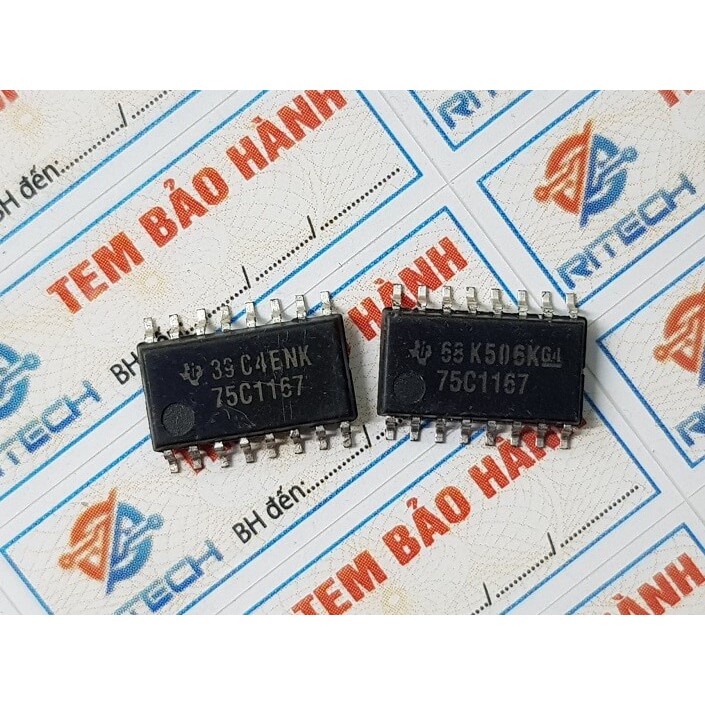 [Combo 2 con] 75C1167, SN75C1167 IC Chức Năng SOP-16