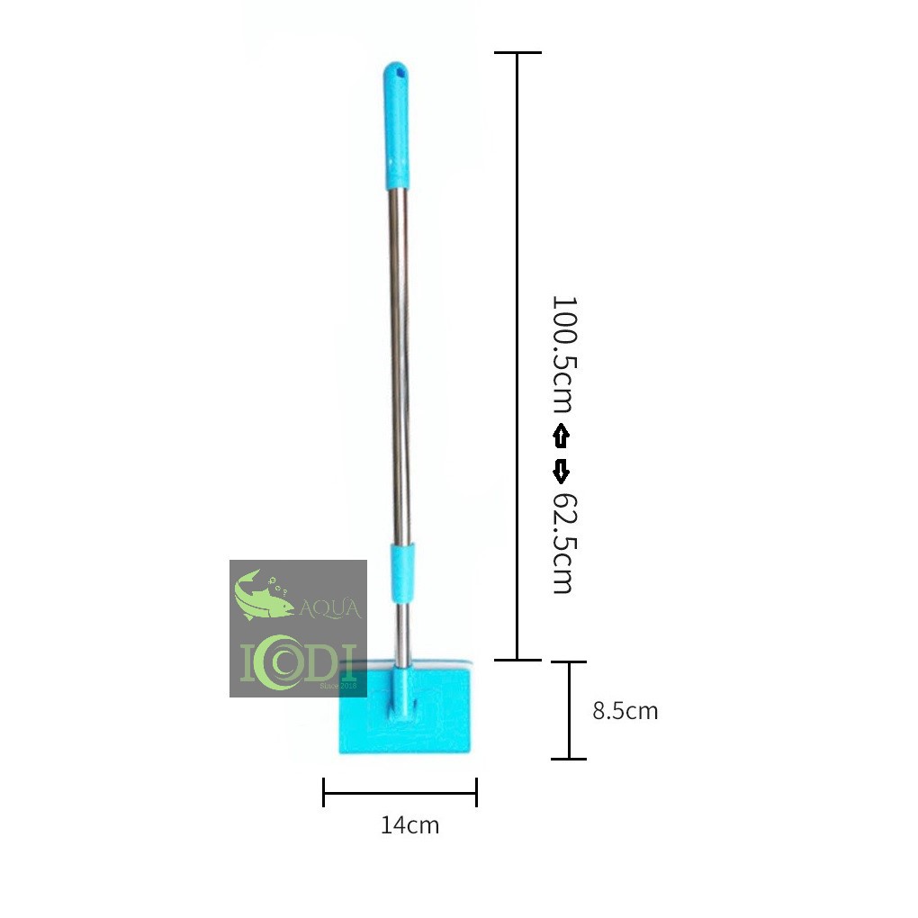 Cây Vệ Sinh Bể Cá Cảnh Cán Kéo Dài