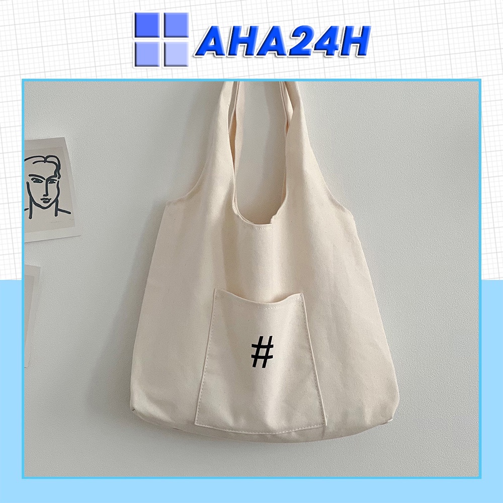 Túi tote vải Canvas túi nhỏ phong cách đi học đi chời hàn quốc giá rẻ in # AH1609