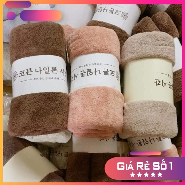Khăn Tắm Hàn Quốc Siêu Mịn Siêu Thấm Nước Cao Cấp Size Lớn 70x140cm Loại Đẹp