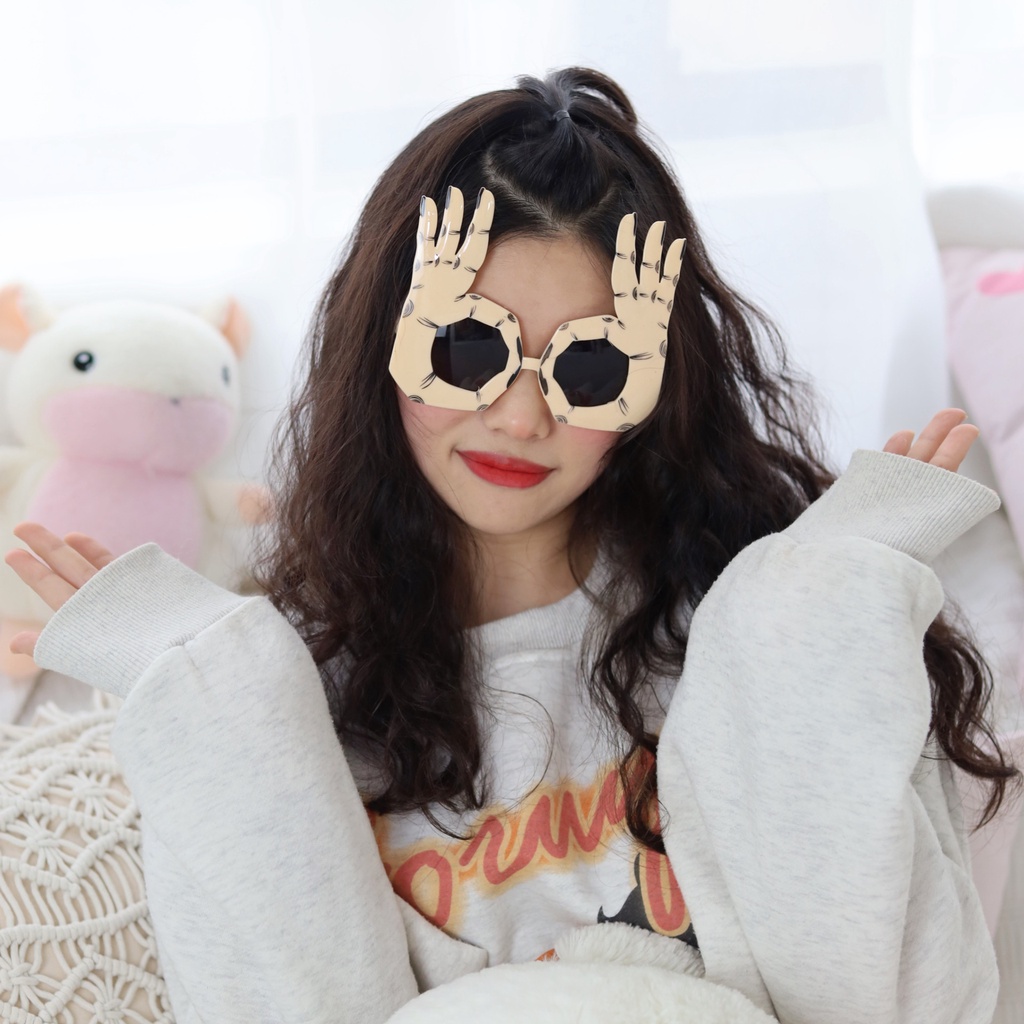 Mắt Kính Phong Cách hip hop 'OK' OK Vui Nhộn Dùng Làm Đạo Cụ Chụp Ảnh / Trang Trí Tiệc