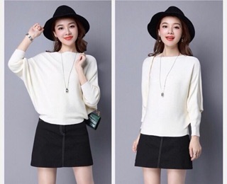 Áo len cánh dơi cực xinh.