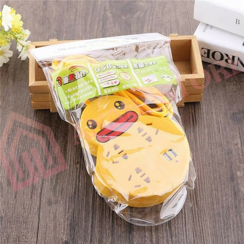 [Mã 44LIFESALE giảm 10% đơn 99K] Ổ Điện Vịt Vàng Siêu Cute ANABI - Ổ Điện Đa Năng Tích Hợp Cổng Sạc USB ( Dây 1.8m)