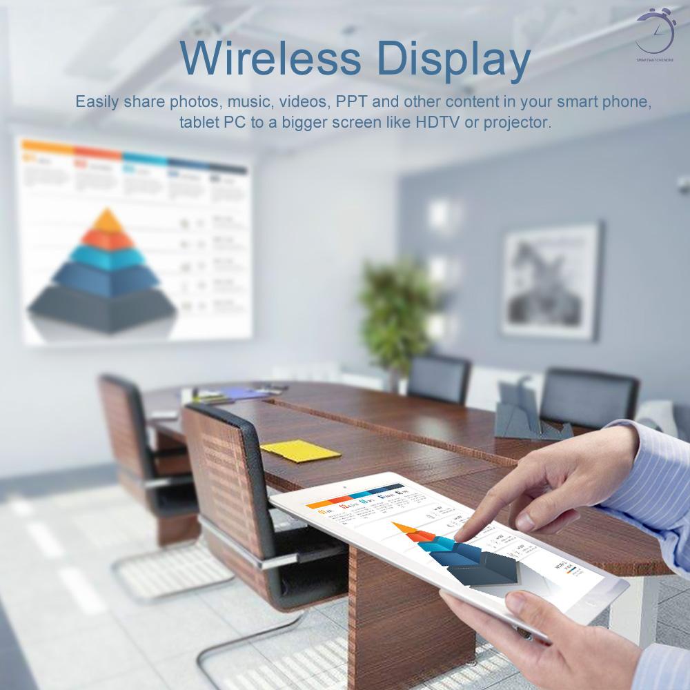 Thiết bị kết nối AnyCast kết nối WIFI không dây chia sẻ hình ảnh sang TV HD 1080P hỗ trợ Miracast