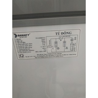 Tủ đông Sanaky VH-2299HY2 170L