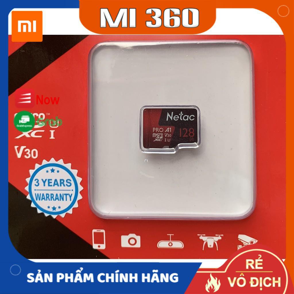 ✅ Chính Hãng✅ Thẻ nhớ microSDXC Netac Pro 32GB U3 4K V30 98MB/s✅  chuyên camera, máy quay và điện thoại