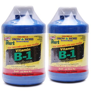 Sale off combo 10 lọ PHÂN BÓN LÁ VITAMIN B1 GROW MORE (Hoa kỳ) cực đẹp.