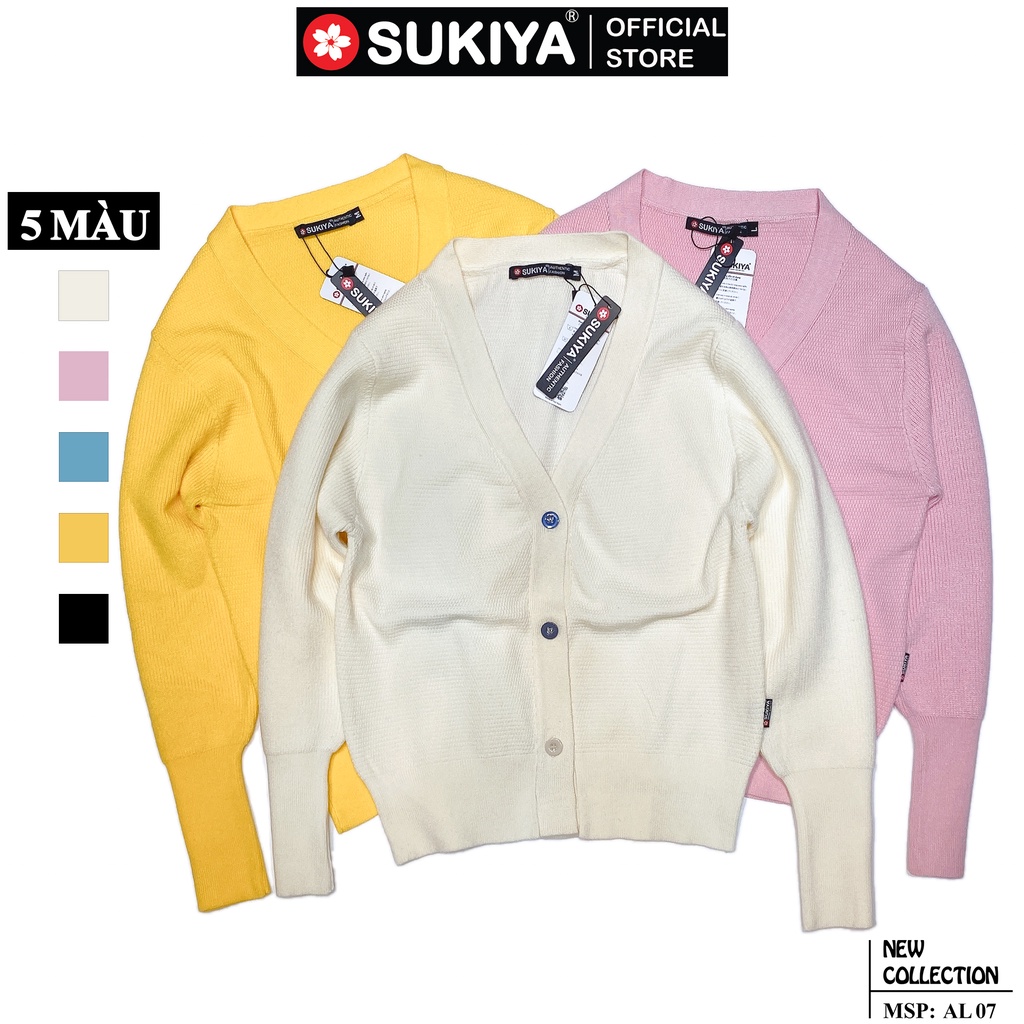 Áo len cardigan nữ hàng Sukiya Fashion AL07 | BigBuy360 - bigbuy360.vn