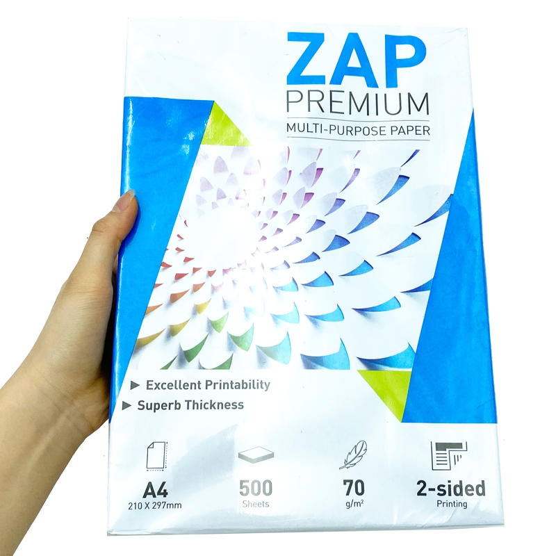 Giấy Photo ZAP Premium A4 70gsm (500 Tờ)