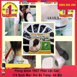 (DUY NHẤT HÔM NAY) HỘP 10 MIẾNG Cao dán xương khớp PHÚC LỘC tặng kèm Dầu xoa bóp xương khớp hết đau nhanh