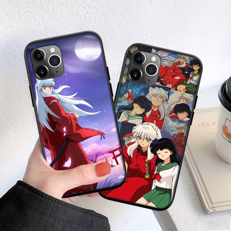 Ốp Điện Thoại Dẻo Họa Tiết Hoạt Hình Inuyasha Cho iPhone 13 12 Pro Max Mini XS Max X FO37