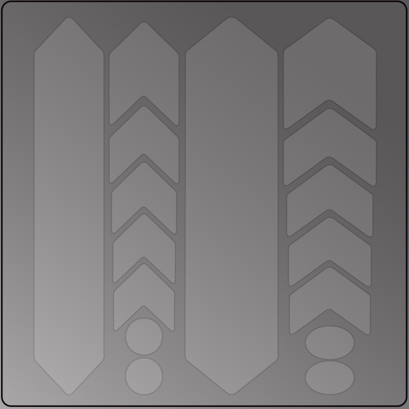 1 Bộ Đề Can Dán Chống Trầy Xước Bảo Vệ Xe Đạp Leo Núi