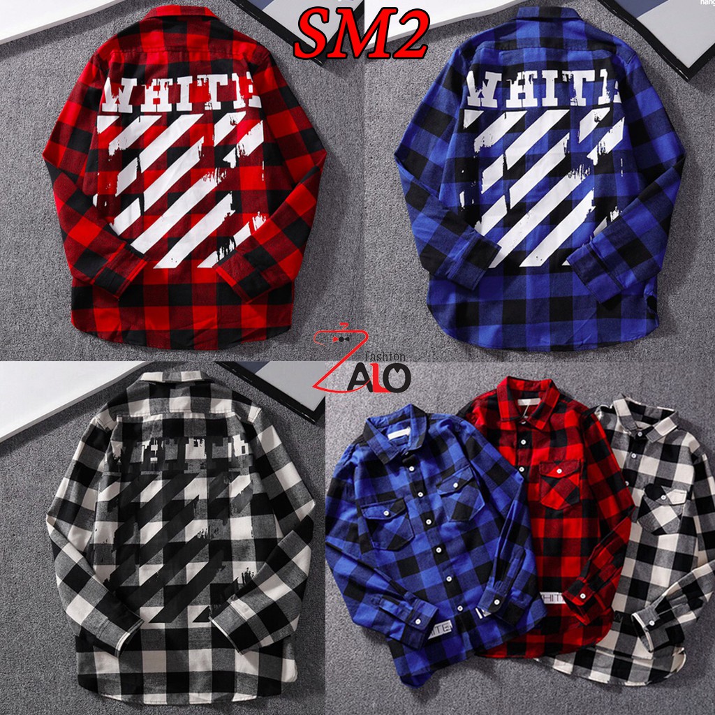 Áo Sơ Mi Caro Flannel Áo khoác nam nữ chống nắng dài tay nhiều mẫu Unisex