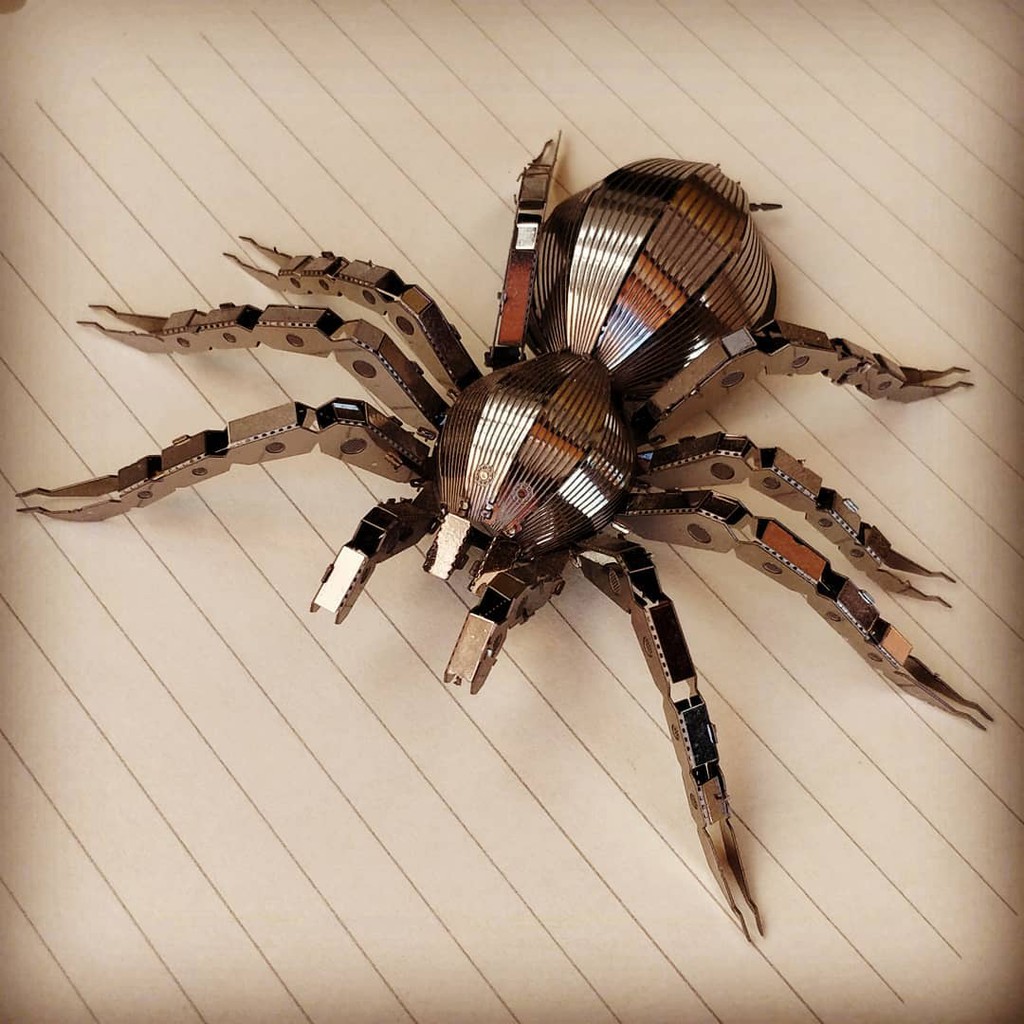 MÔ HÌNH 3D KIM LOẠI LẮP RÁP TARANTULA - HÀNG NHẬP KHẨU