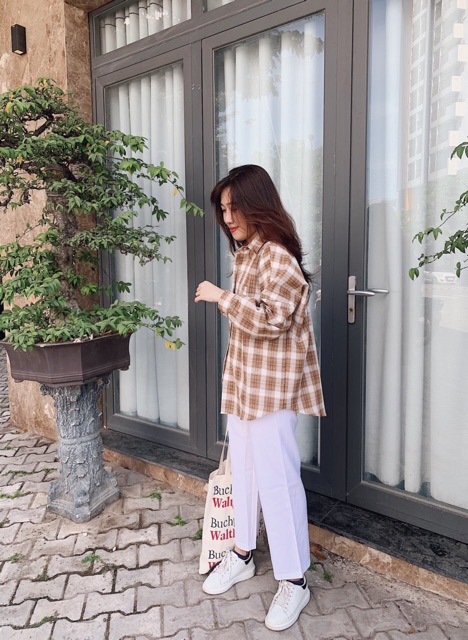 🌻QUẦN SUÔNG ỐNG RỘNG TRẮNG🌻hình shop chụp thật | BigBuy360 - bigbuy360.vn