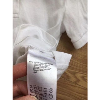 Áo polo cộc tay trắng