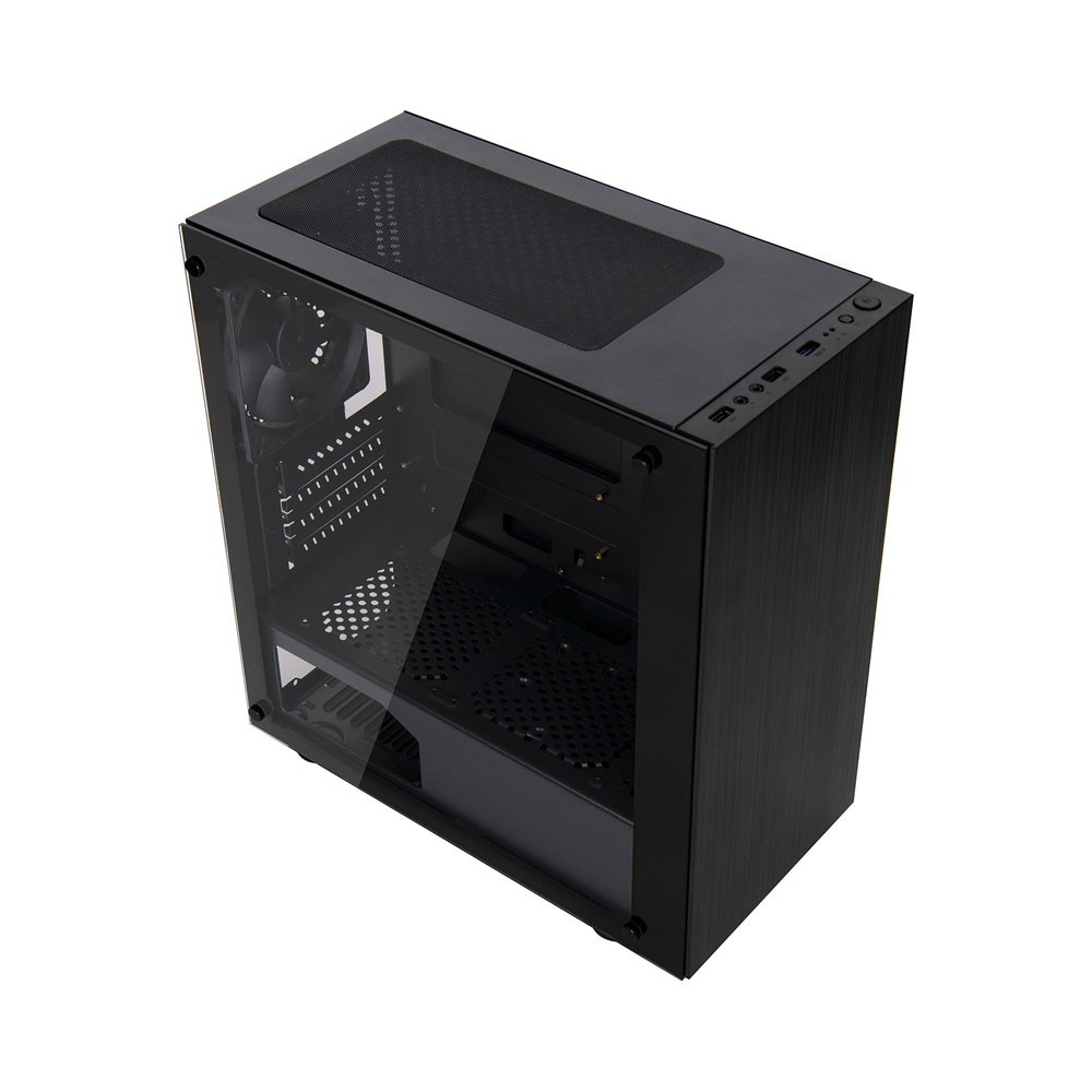 Vỏ máy tính (Case) MIK Nexus M - Black (Hỗ trợ Main ITX, mATX)