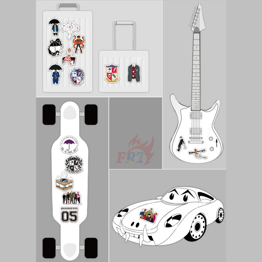 ❉ The Umbrella Academy - Series 02 TV Shows Stickers ❉ 50Pcs/Set Waterproof DIY Fashion Decals Doodle Stickers