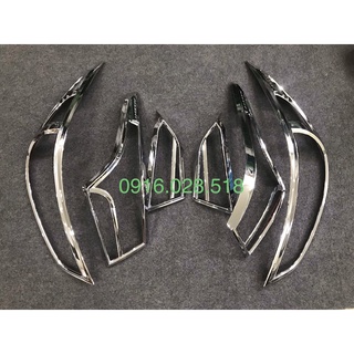 Ốp đèn pha hậu xe accent 2019-2020 mạ crom, , op den truoc sau, op vien den