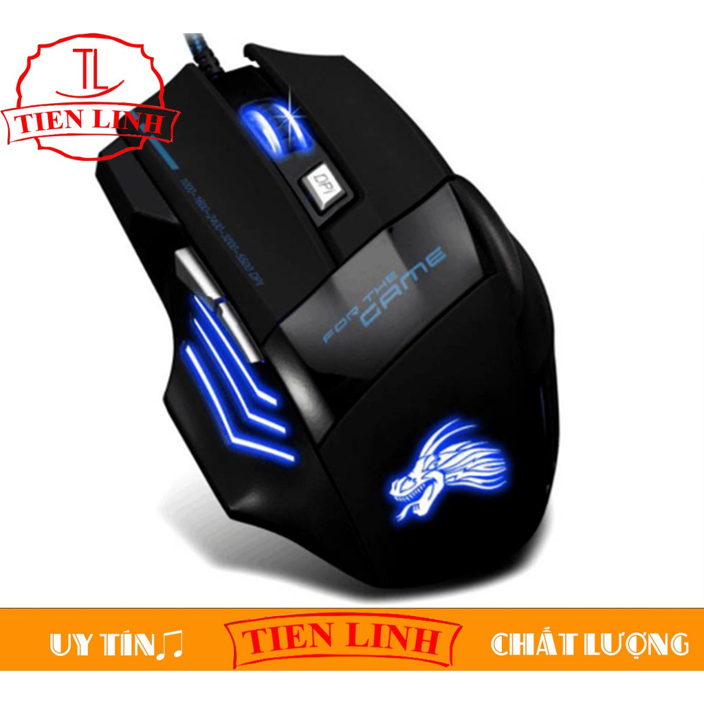 Xem Video - Chuột chơi game có dây Dragon X3 led đổi màu  dây bọc dù