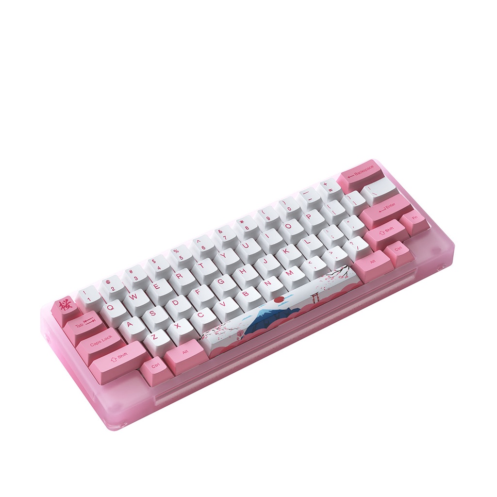 Bàn phím cơ AKKO ACR59 Pink - Bảo Hành Chính Hãng