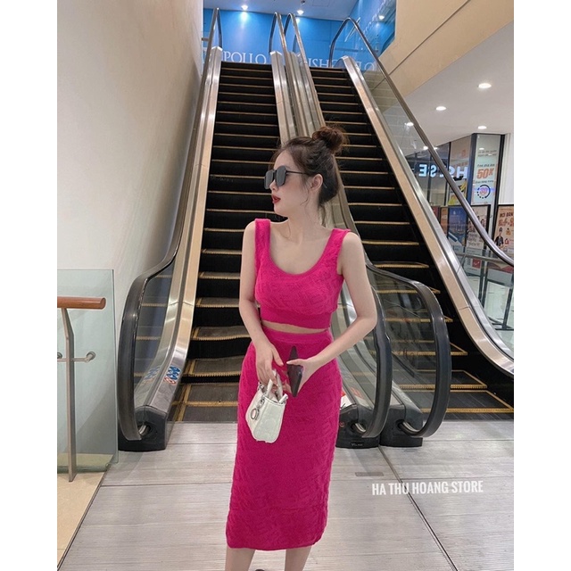 Set Len Fendi SN 2 Màu Hồng Trắng