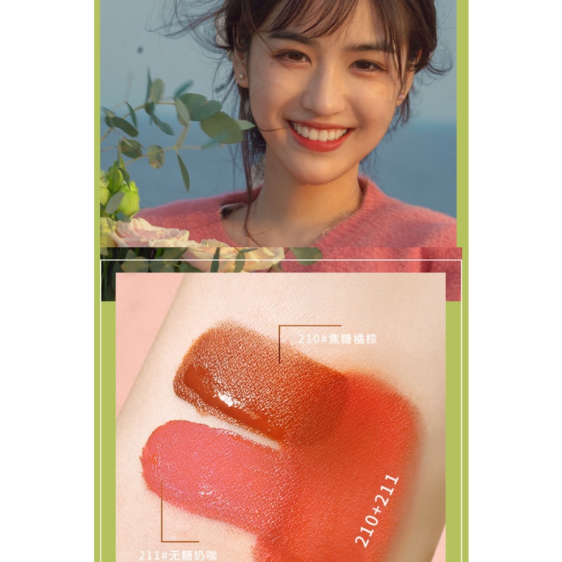 [Hàng mới về] Hộp son môi MANSLY 2 màu sắc dưỡng ẩm lâu trôi cao cấp