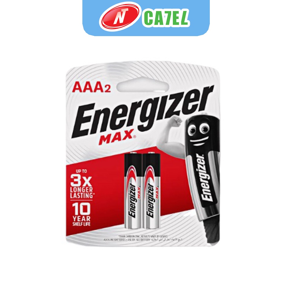 Pin AA/AAA Energizer Max E92 BP2 hàng chính hãng NT CATEL