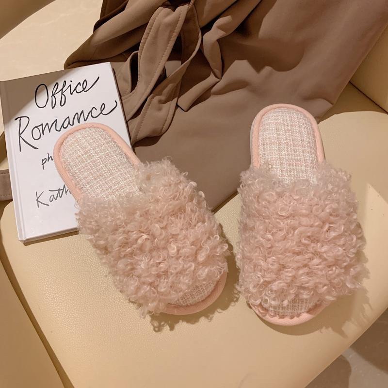 Dép mang trong nhà lông cừu shop sẵn hàng