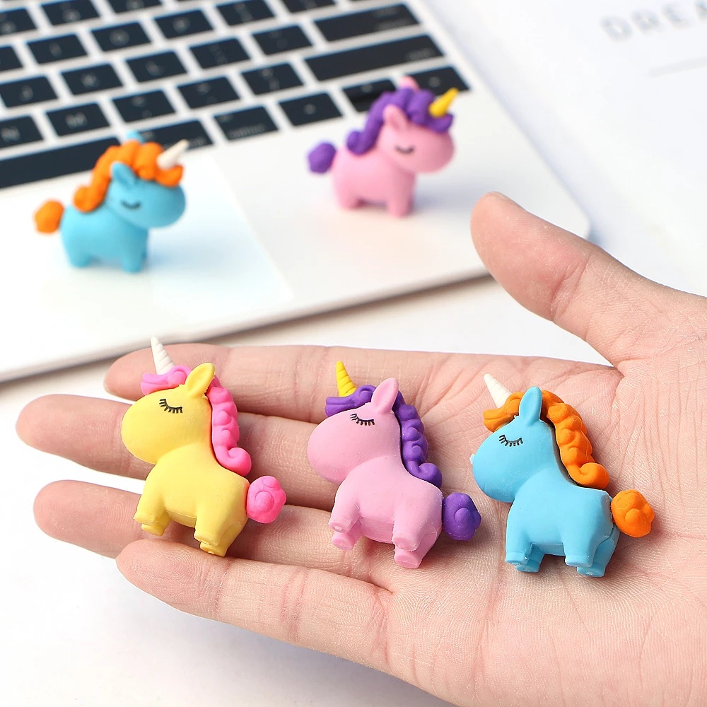 Gôm Tẩy Hình Kỳ Lân Hoạt Hình Sáng Tạo Cho Bé