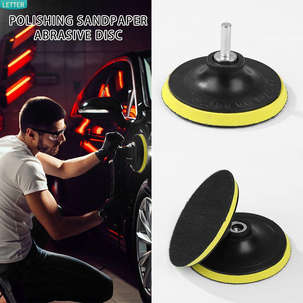 Đĩa Mài Đánh Bóng Bằng Nỉ M10/M14/M16 100/125mm Tự Dính 3/4/5"