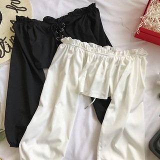 (ORDER) Áo trễ vai croptop