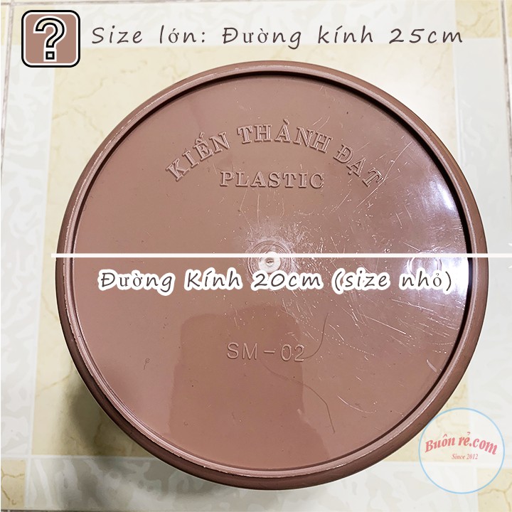 Sọt nhựa hoa văn Kiến Thành đựng đồ đa năng tiện dụng, nhỏ gọn 01165-01166 Buôn Rẻ