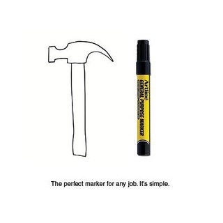 Bút lông dầu mực bền bỉ Artline EKPR-GPM hàng chính hãng, đúng chuẩn