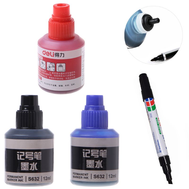 12ml Waterproof Instantly Dry Graffiti Paint Pen Oil Ink Refill For Marker Pens