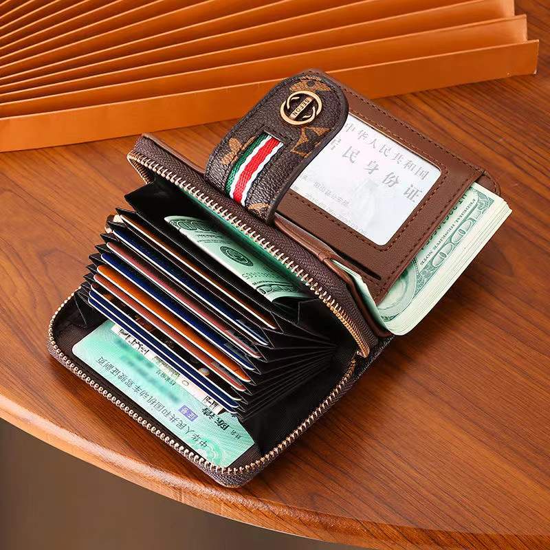 Ví Ngắn Có Khóa Kéo Phong Cách Âu Mỹ Thời Trang Cho Nữ