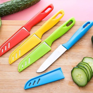 Dao con gọt hoa quả có nắp bảo vệ