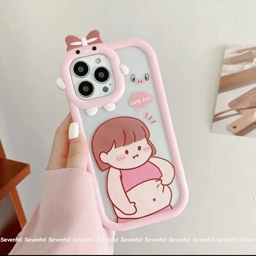 Ốp Điện Thoại Mềm Họa Tiết Quái Vật Nhỏ Ngộ Nghĩnh Cho iPhone 14 13 12 11 Pro Max Xs Max Xr X 7 8 6 6s Plus