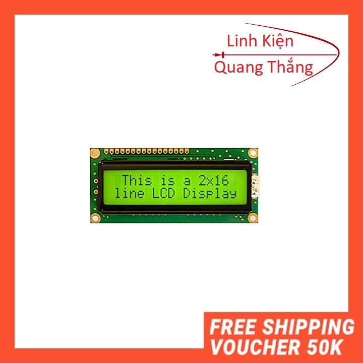 Màn Hình LCD1602 3.3-5V-linhkiendientubk