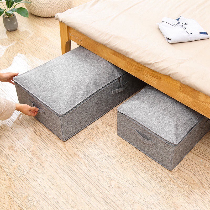 [Hàng VN xuất Úc] Hộp đựng đồ tiện gọn size lớn D63 cm x R32.5cm x C16.5cm [Storage Box]