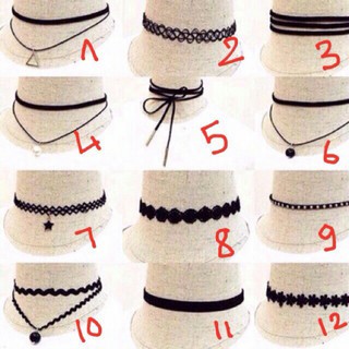 vòng cổ chocker cho nữ lẻ 1 vòng