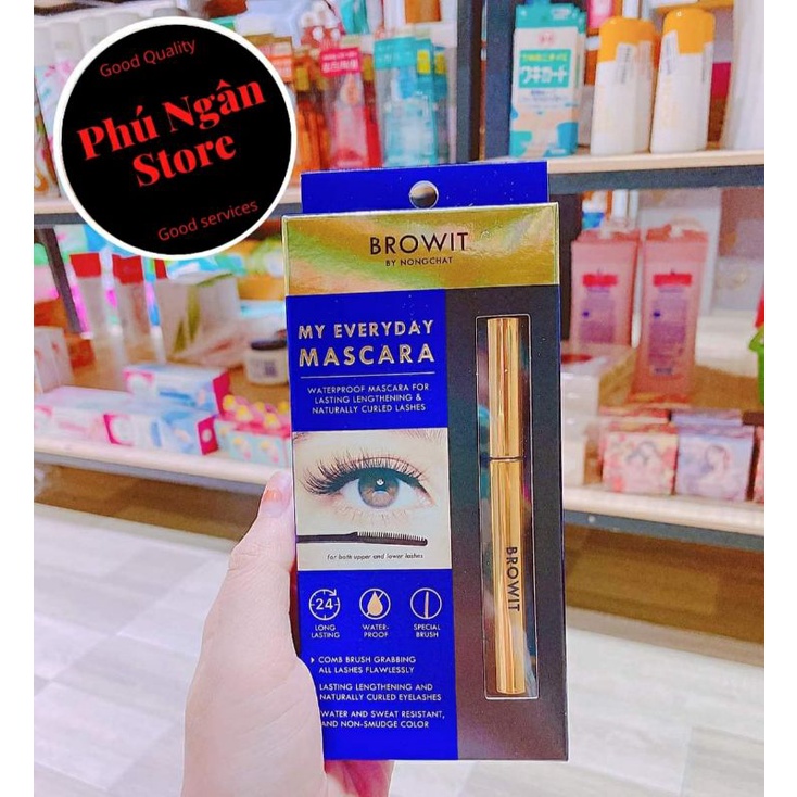 Mascara Browit by Nongchat My Everyday Thái Lan không lem, không trôi, không vón cục