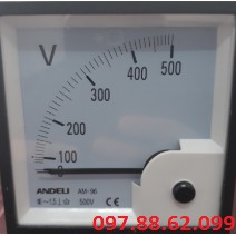 Đồng hồ Vôn 0-500VAC 96x96