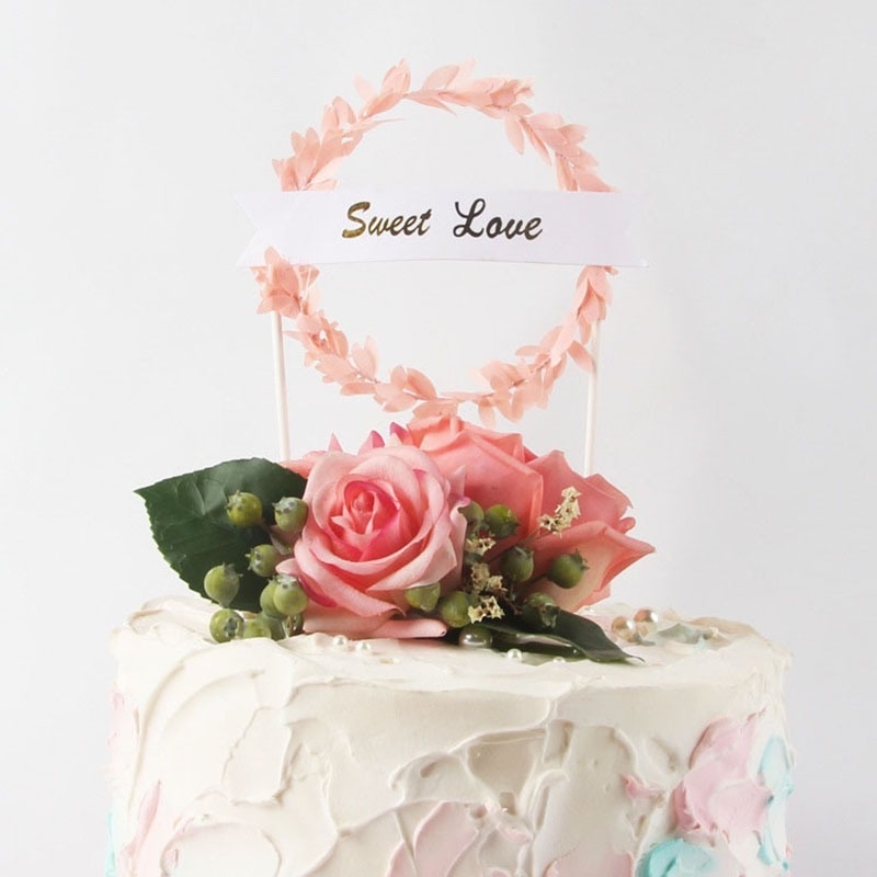 Que Cắm Trang Trí Bánh Kem Chữ Happy Birthday / Đám Cưới / Sinh Nhật Độc Đáo